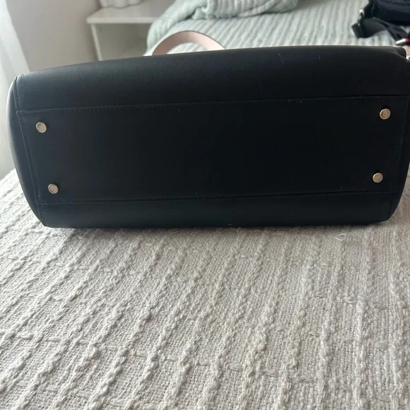 Kate Spade Black Tote with Gold Accents - Picture 3 of 3